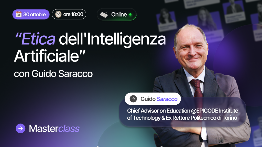 Masterclass su “Etica dell’Intelligenza Artificiale”